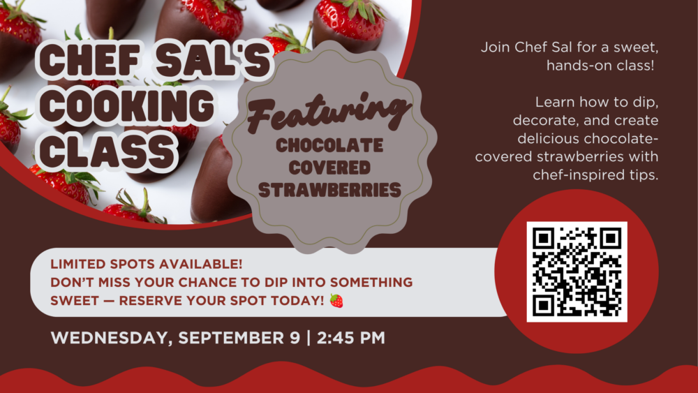 COOKING CLASS - Chocolate Covered Strawberries